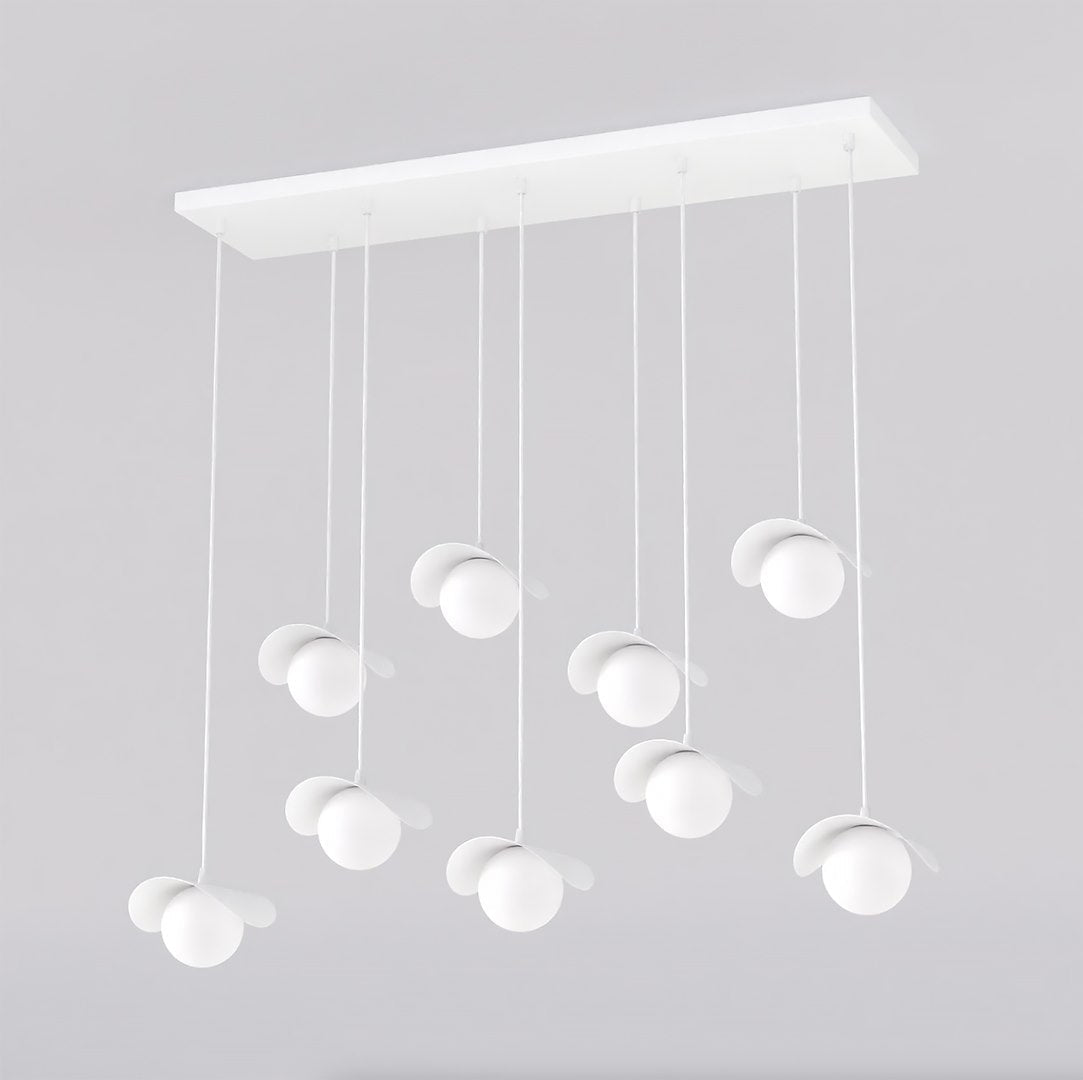 Ritual 9 Light Pendant White