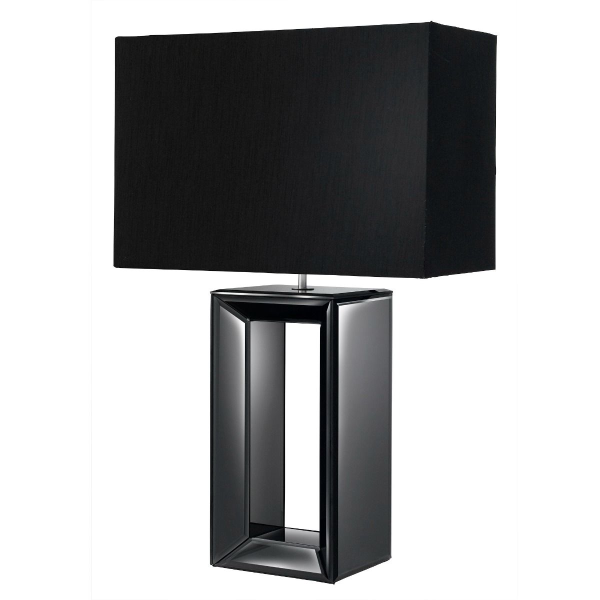 Mirror Reflection 58cm Table Lamp Rectangle Shade