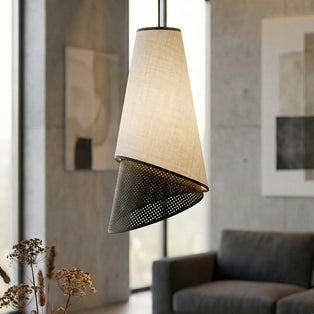 Moda 3 Light Pendant Black & Grey