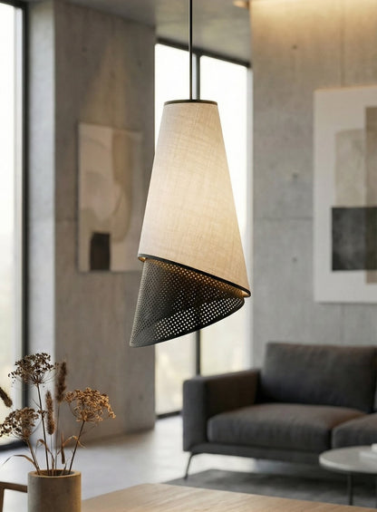 Moda 3 Light Pendant Black & Grey