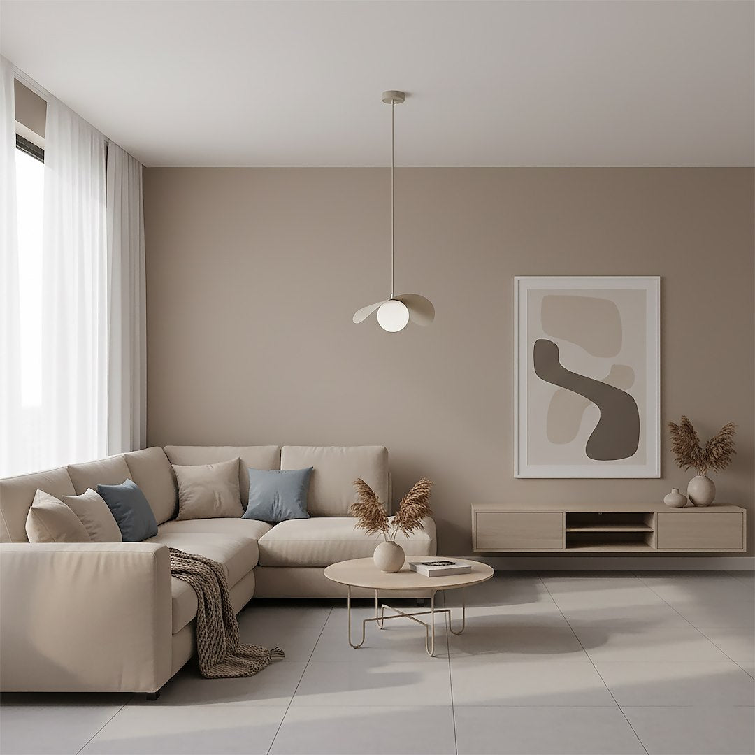 Ritual Medium Pendant Beige
