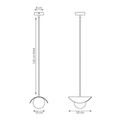 Ritual Small Pendant Beige