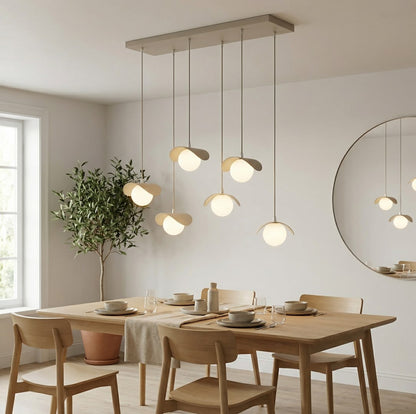 Ritual 6 Light Linear Pendant Beige