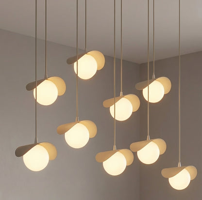 Ritual 9 Light Linear Pendant Beige
