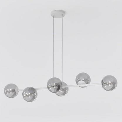 Magnus 6 Light Pendant Grey & Graphite