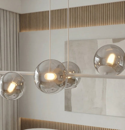 Magnus 6 Light Pendant Grey & Graphite