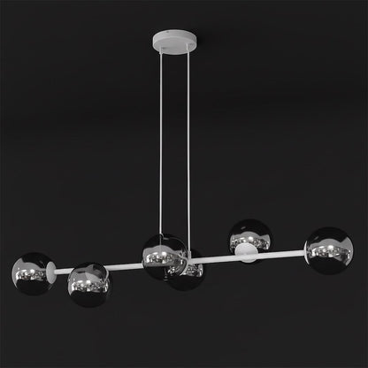 Magnus 6 Light Pendant Grey & Graphite