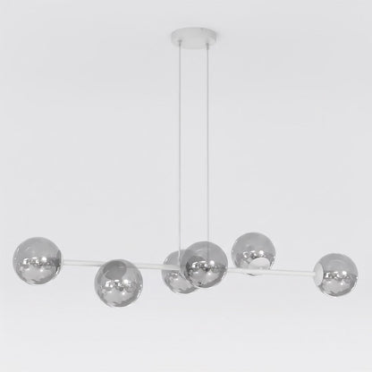 Magnus 6 Light Pendant Grey & Graphite
