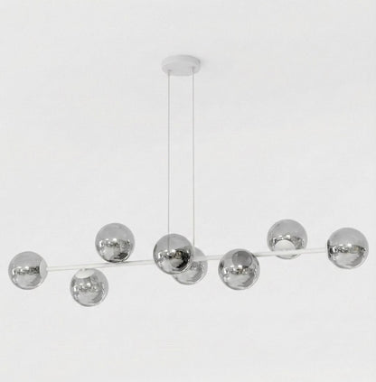 Magnus 8 Light Pendant Grey & Graphite