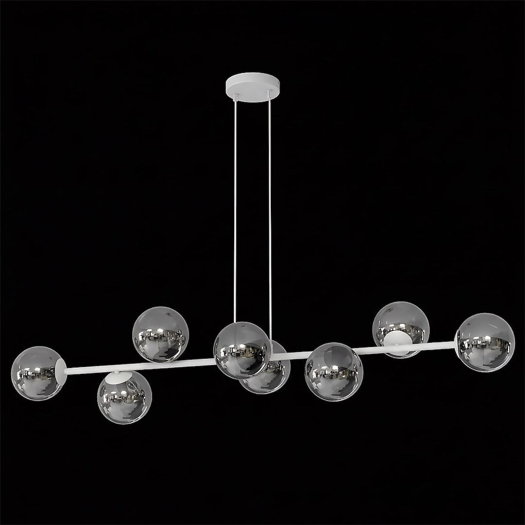 Magnus 8 Light Pendant Grey & Graphite