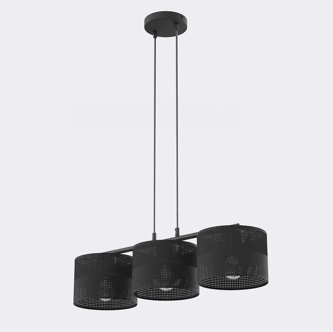 Karbon 3 Light Linear Pendant Black
