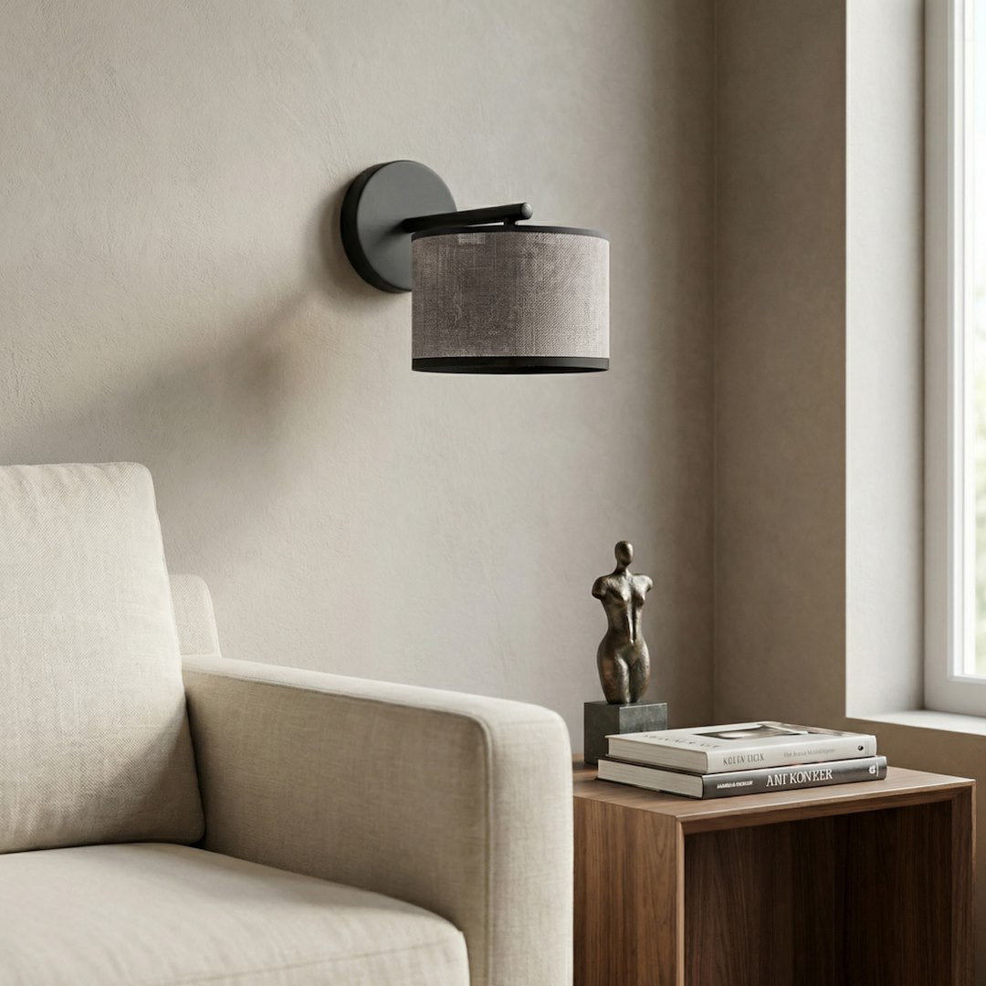 Eco Wall Light Grey & Black