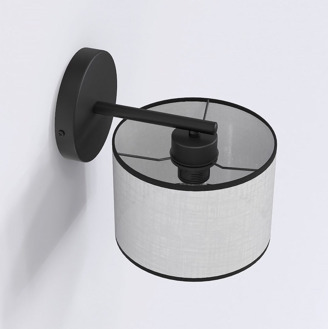 Eco Wall Light Grey & Black
