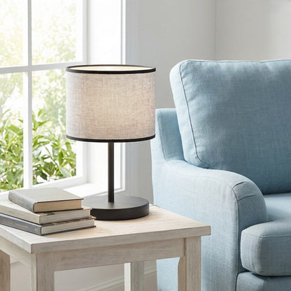 Eco Table Lamp Grey & Black
