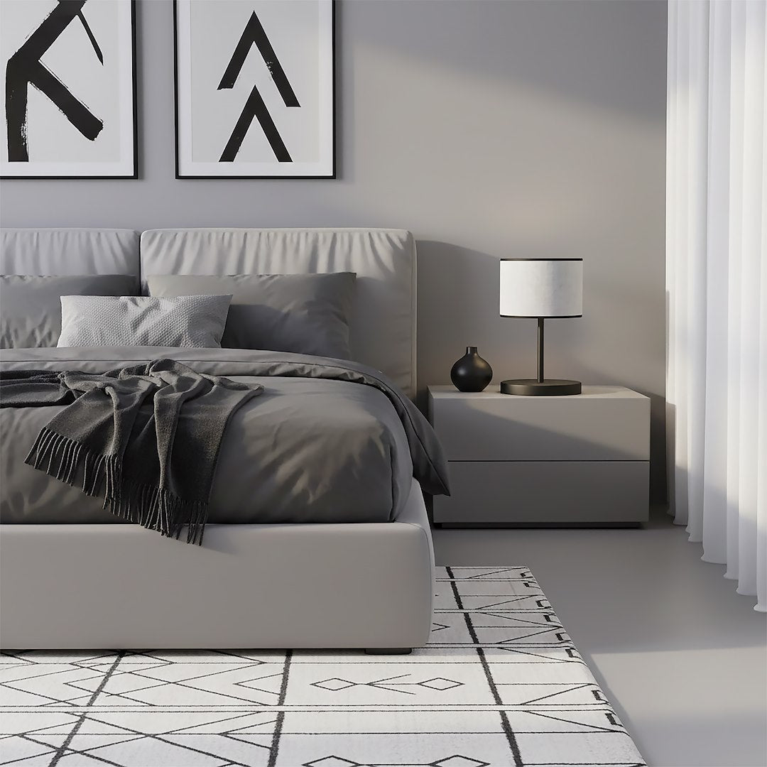 Eco Table Lamp Grey & Black