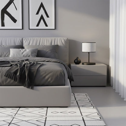 Eco Table Lamp Grey & Black