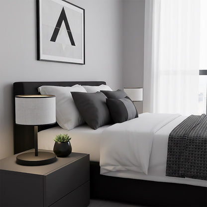 Eco Table Lamp Grey & Black