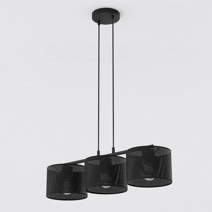 Lux 3 Light Linear Pendant Black