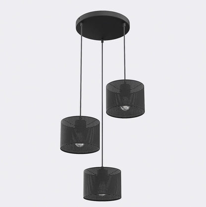 Lux Premium 3 Light Linear Pendant Black