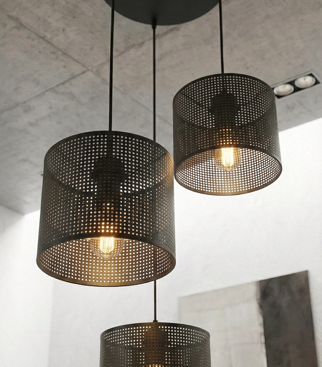 Lux Premium 3 Light Linear Pendant Black