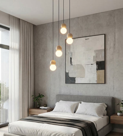 Loop 4 Light Pendant Black