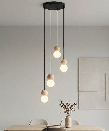 Loop 4 Light Pendant Black