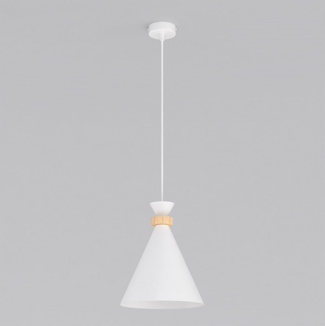 Zero 1 Light Pendant White