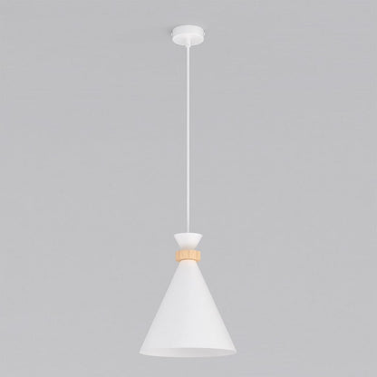 Zero 1 Light Pendant White