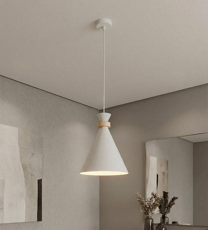 Zero 1 Light Pendant White
