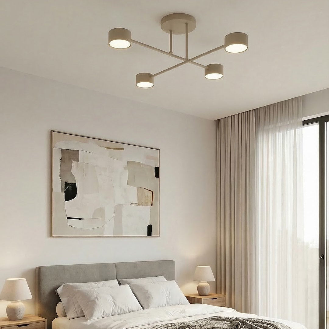 Halo 4 Light Semi Flush Beige