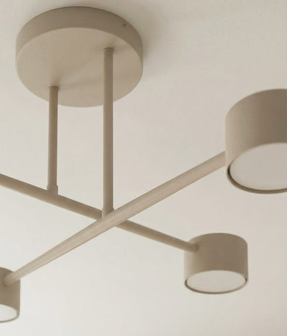 Halo 4 Light Semi Flush Beige