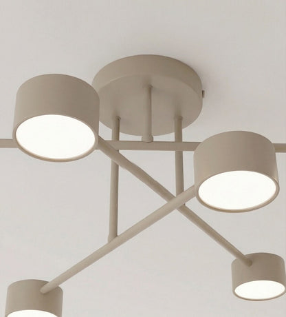 Halo 6 Light Semi Flush Beige