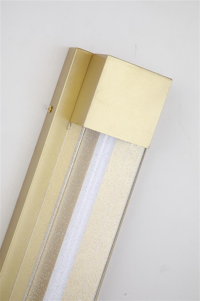 Sacramento Gold IP44 LED Outdoor Wall Light