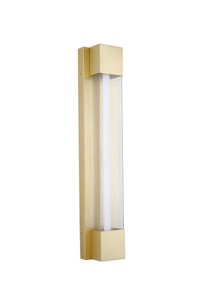 Sacramento Gold IP44 LED Outdoor Wall Light