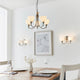 Alton 5 Light Pendant Ceiling Light Satin Chrome