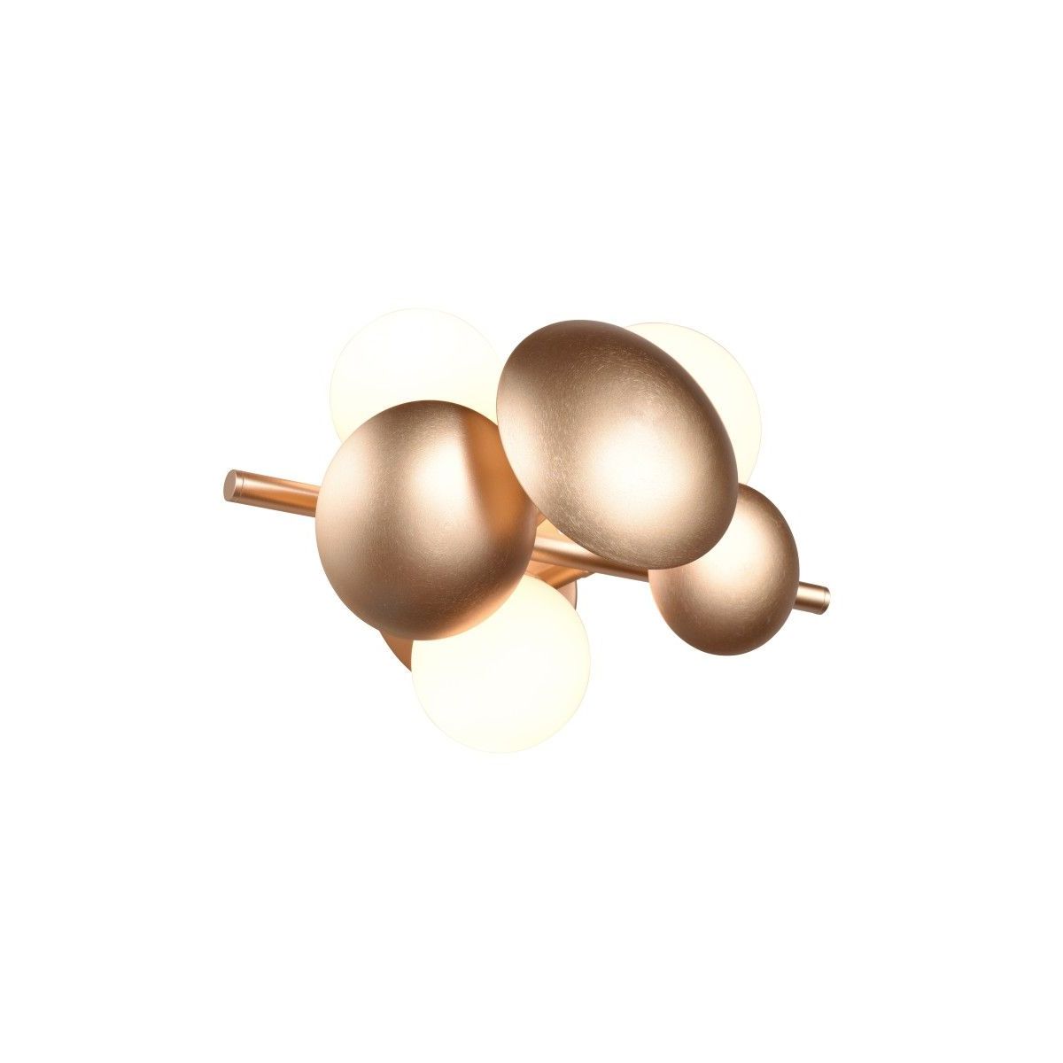 Bubble 3 Light Gold Wall Light