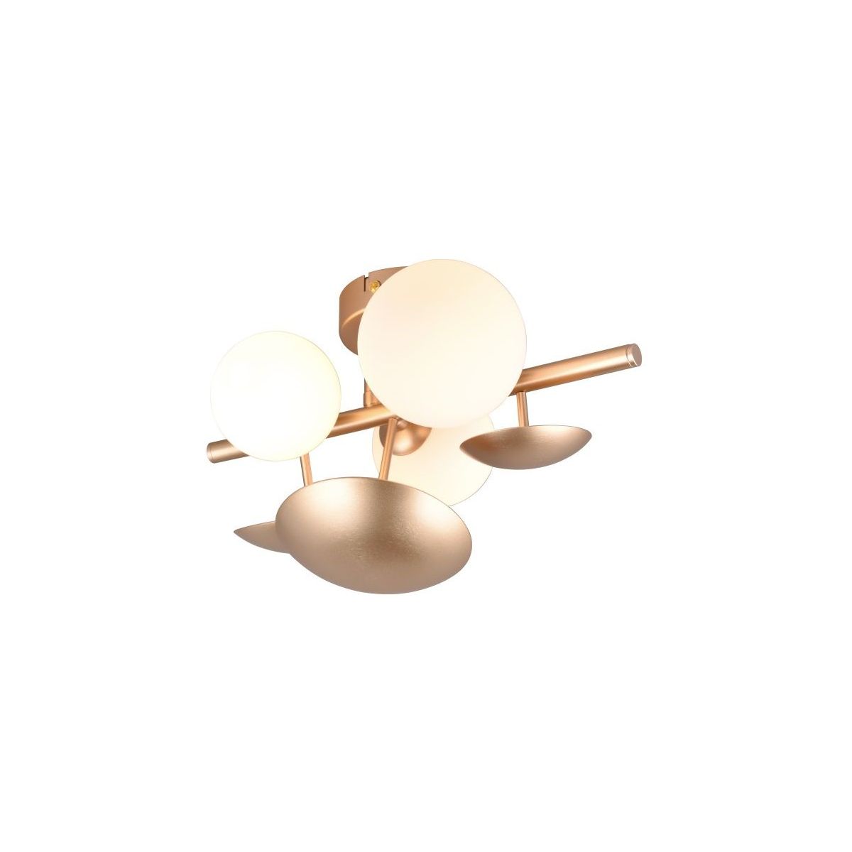 Bubble 3 Light Gold Wall Light