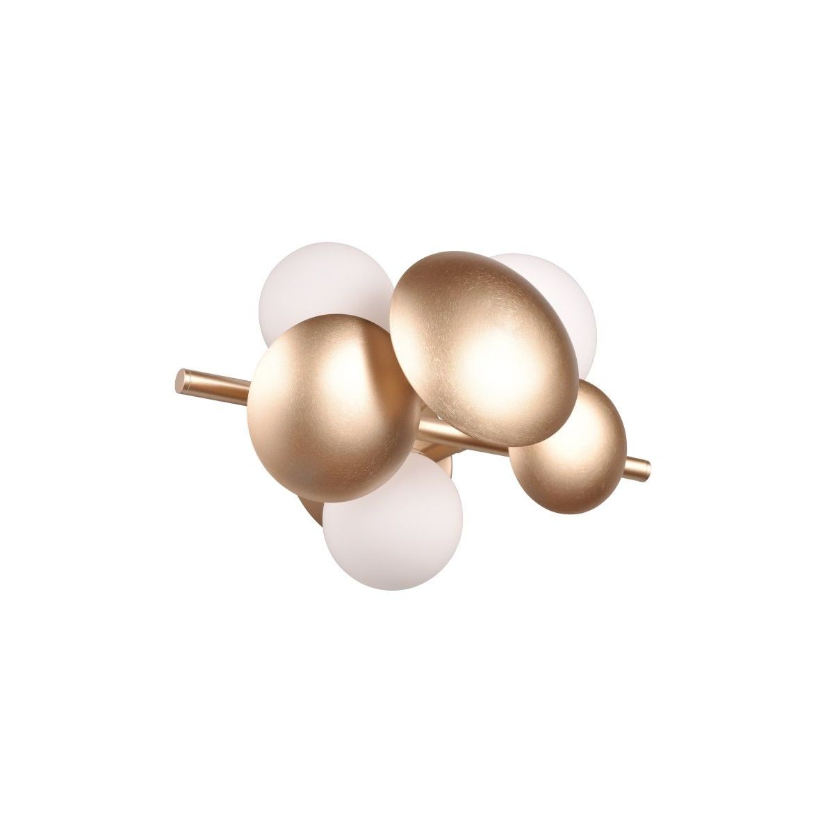 Bubble 3 Light Gold Wall Light