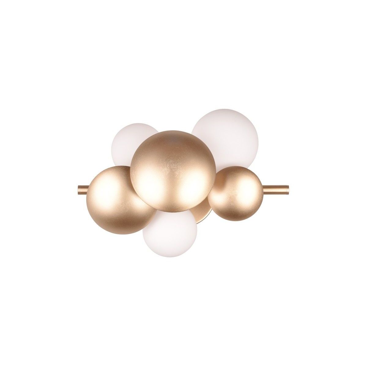 Bubble 3 Light Gold Wall Light