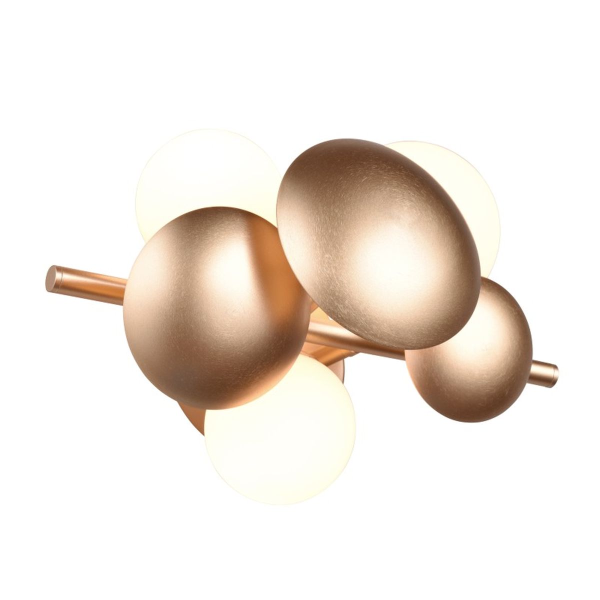 Bubble 3 Light Gold Wall Light