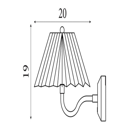 Danish Gold Rechargeable LED Wall Light