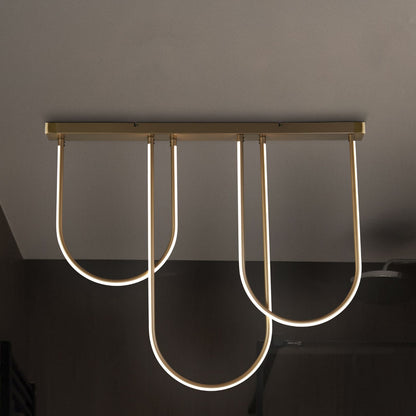 Chime Bronze LED Ceiling Pendant Bar