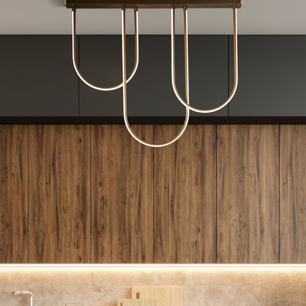 Chime Bronze LED Ceiling Pendant Bar
