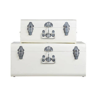 Set of Two Storage Trunks - Ivory