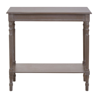 Heritage Natural Wash Wooden Console Table with Lower Shelf
