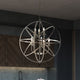 Orbit 8 Light Antique Brass Pendant Ceiling Light