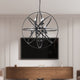 Orbit 8 Light Matte Black Pendant Ceiling Light