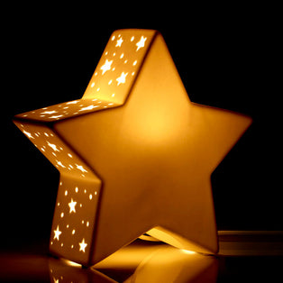 Kids Star Ceramic Night Light