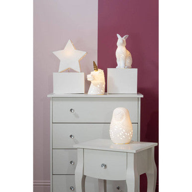 Kids Star Ceramic Night Light
