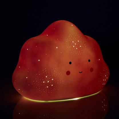 Kids Pink Cloud Ceramic Night Light